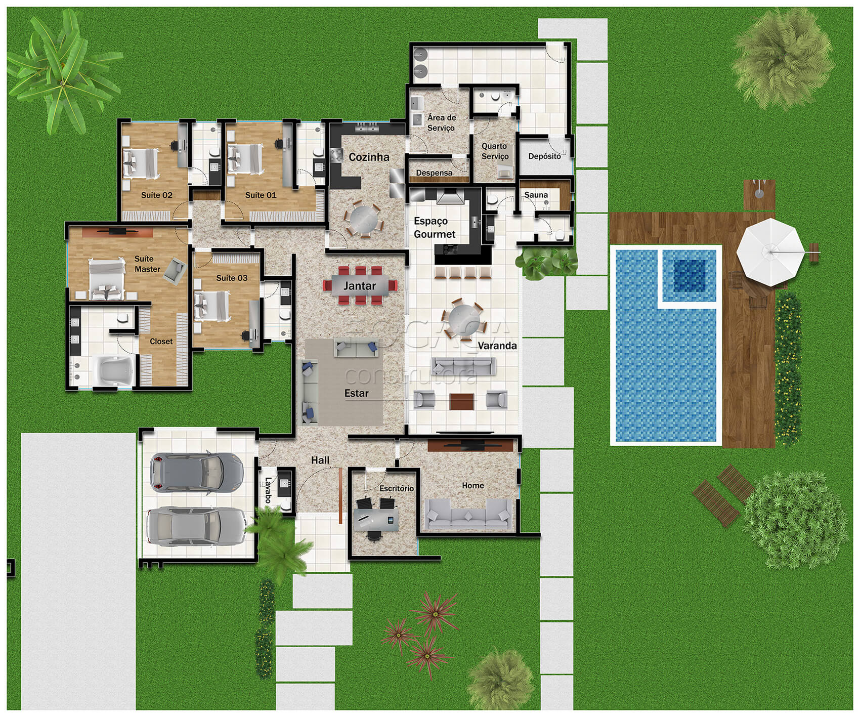 BRASÍLIA DF – Casa D – CONDOMÍNIO BOUGAINVILLE - Imagem 12